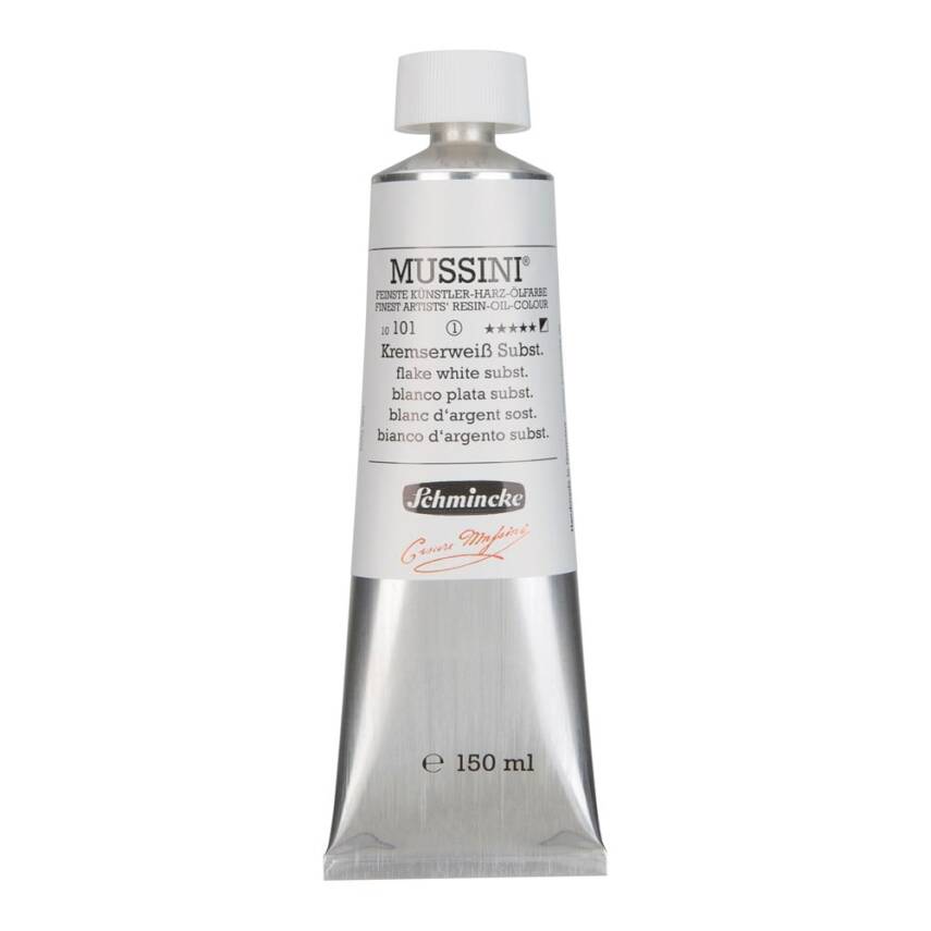 Schmincke Mussini Artist Oil Paint 150 ml Series 1 101 Flake White Subst. - 1