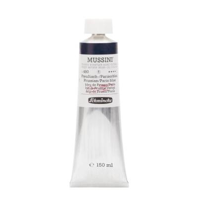 Schmincke Mussini Artist Oil Paint 150 ml Series 1 490 Prussian/Paris Blue