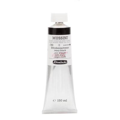 Schmincke Mussini Artist Oil Paint 150 ml Series 1 780 Ivory Black