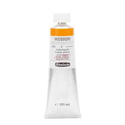 Schmincke Mussini Artist Oil Paint 150 ml Series 3 223 Indian Yellow
