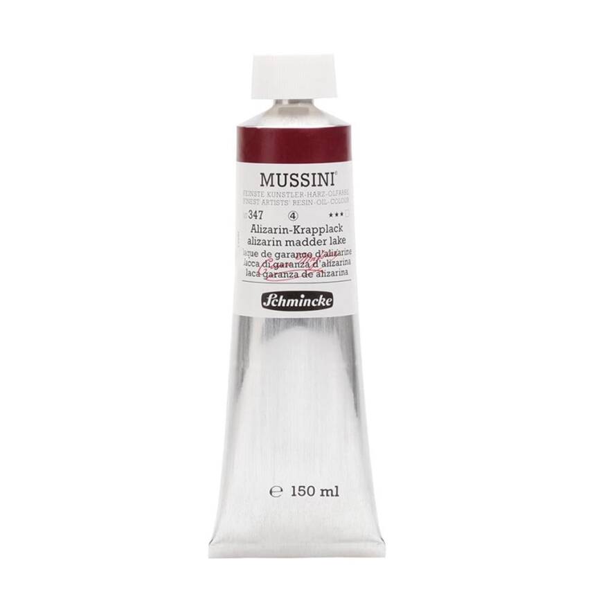 Schmincke Mussini Artist Oil Paint 150 ml Series 4 347 Alizarin Madder Lake - 1