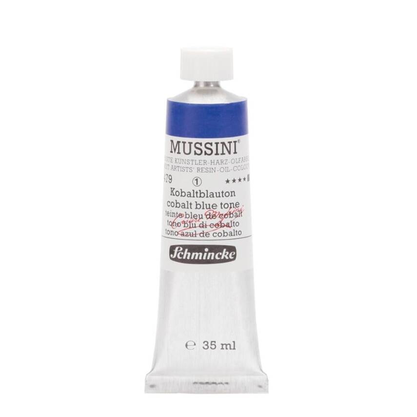 Schmincke Mussini Artist Oil Paint 35 ml Series 1 479 Cobalt Blue Hue - 1