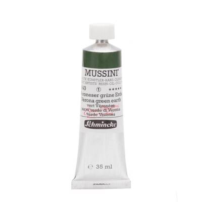 Schmincke Mussini Artist Oil Paint 35 ml Series 1 640 Verona Green Earth