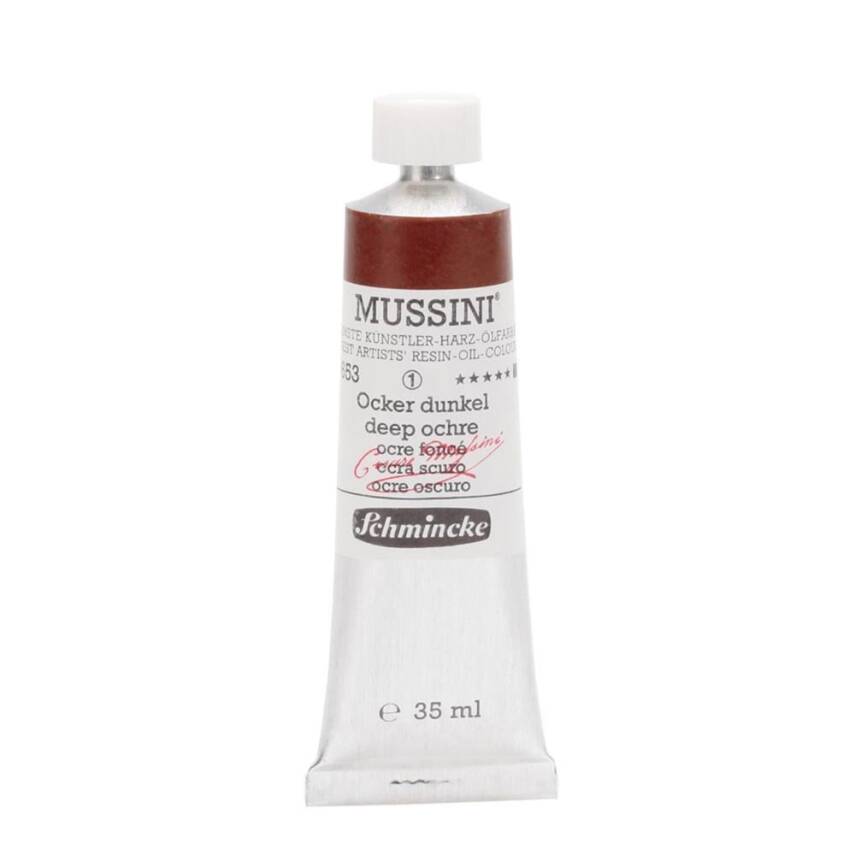 Schmincke Mussini Artist Oil Paint 35 ml Series 1 653 Deep Ochre - 1