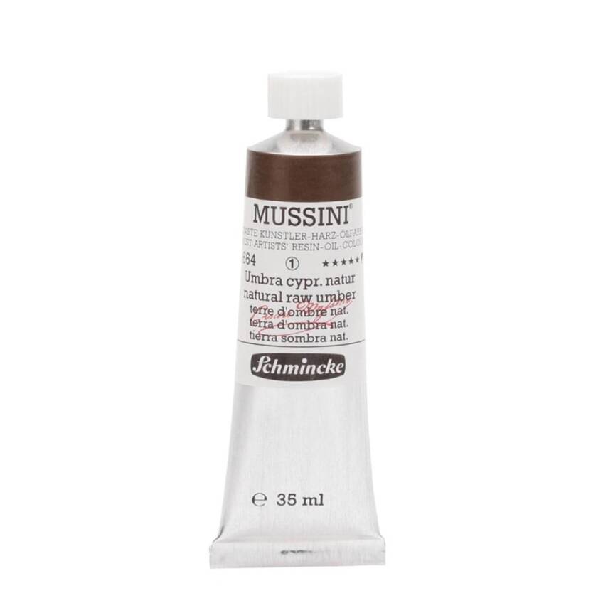 Schmincke Mussini Artist Oil Paint 35 ml Series 1 664 Natural Raw Umber - 1