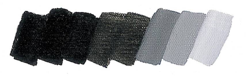 Schmincke Mussini Artist Oil Paint 35 ml Series 1 780 Ivory Black - 2