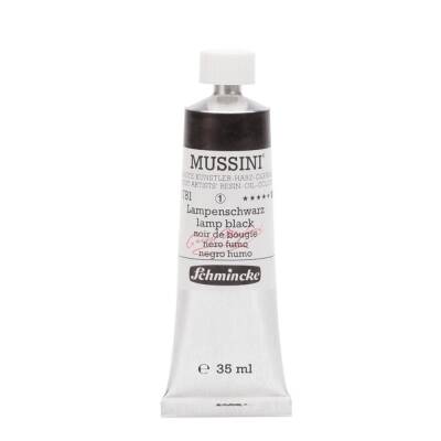 Schmincke Mussini Artist Oil Paint 35 ml Series 1 781 Lamp Black