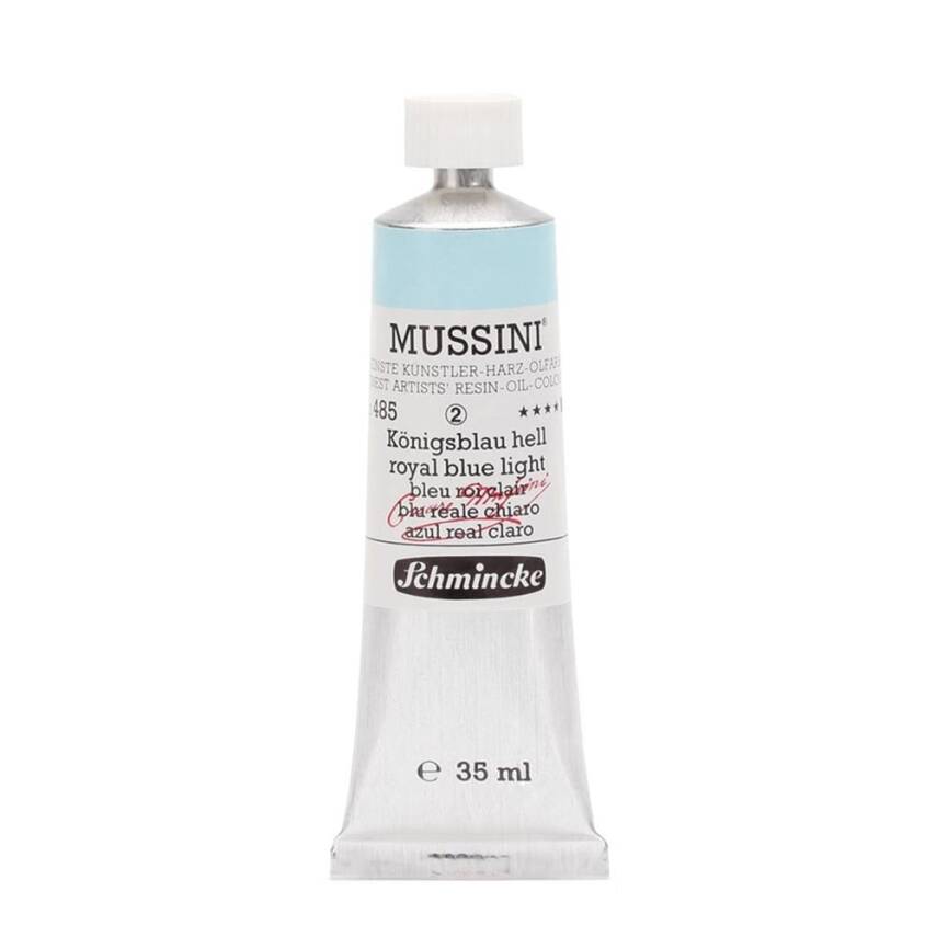 Schmincke Mussini Artist Oil Paint 35 ml Series 2 485 Royal Blue Light - 1