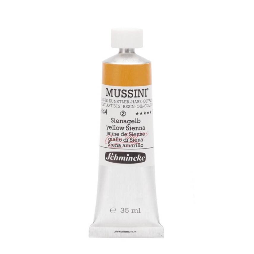 Schmincke Mussini Artist Oil Paint 35 ml Series 2 644 Yellow Sienna - 1