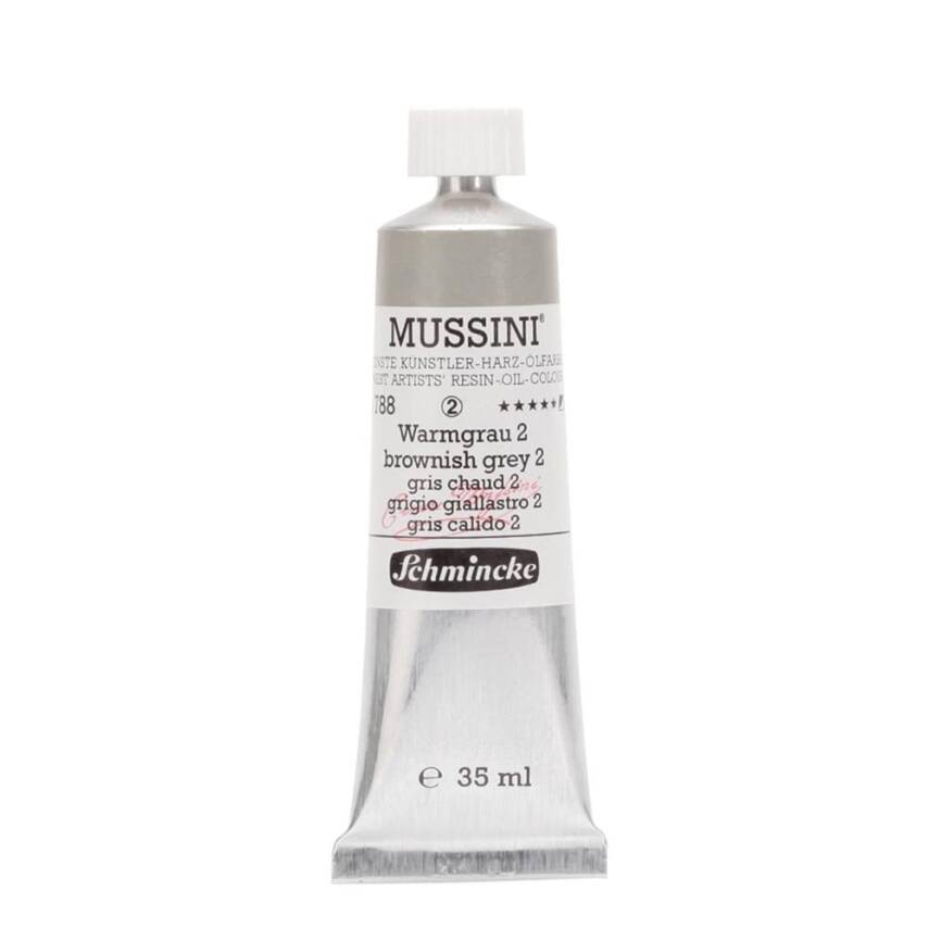 Schmincke Mussini Artist Oil Paint 35 ml Series 2 788 Brownish Grey 2 - 1