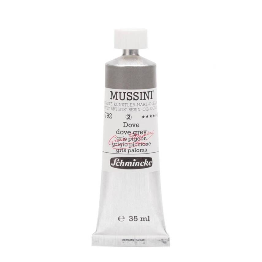 Schmincke Mussini Artist Oil Paint 35 ml Series 2 792 Dove Grey - 1