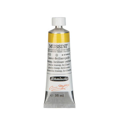 Schmincke Mussini Artist Oil Paint 35 ml Series 3 210 Transparent Brillant Yellow