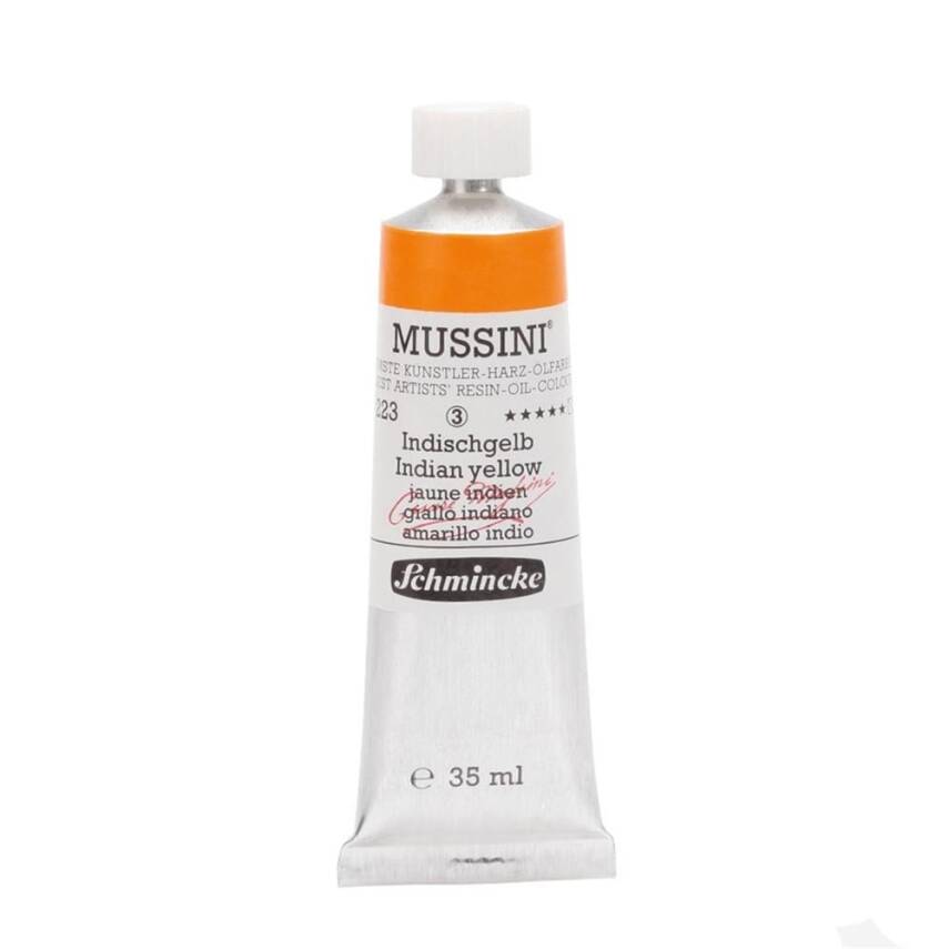 Schmincke Mussini Artist Oil Paint 35 ml Series 3 223 Indian Yellow - 1