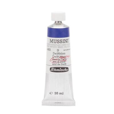 Schmincke Mussini Artist Oil Paint 35 ml Series 3 493 Delft Blue