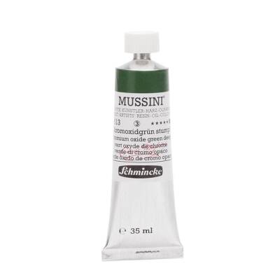 Schmincke Mussini Artist Oil Paint 35 ml Series 3 513 Chromium Oxide Green Deep