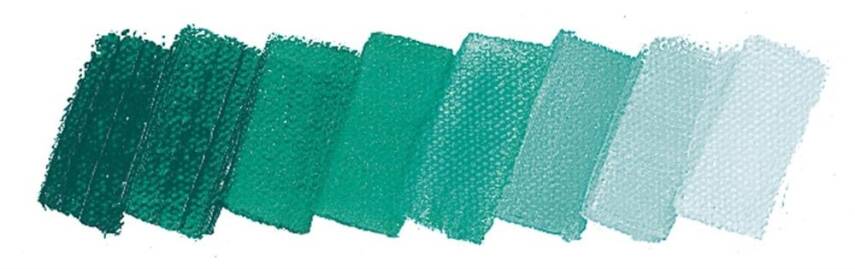 Schmincke Mussini Artist Oil Paint 35 ml Series 3 518 Helio Green Deep - 2