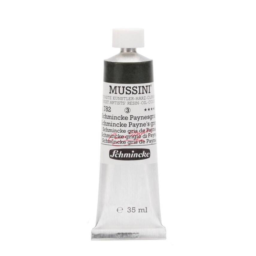 Schmincke Mussini Artist Oil Paint 35 ml Series 3 782 Schmincke Payne'S Gray - 1