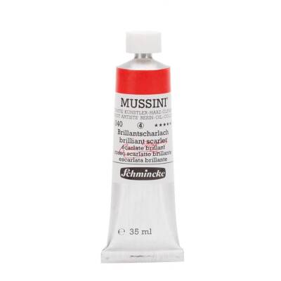 Schmincke Mussini Artist Oil Paint 35 ml Series 4 340 Brilliant Scarlet
