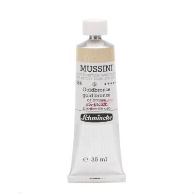 Schmincke Mussini Artist Oil Paint 35 ml Series 4 864 Gold Bronze