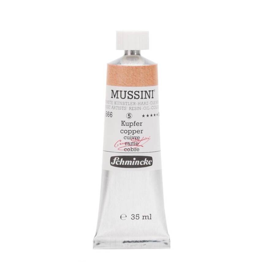 Schmincke Mussini Artist Oil Paint 35 ml Series 4 866 Copper - 1