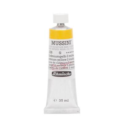 Schmincke Mussini Artist Oil Paint 35 ml Series 5 228 Cadmium Yellow 2 Middle