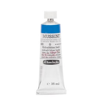 Schmincke Mussini Artist Oil Paint 35 ml Series 5 480 Cobalt Blue Light