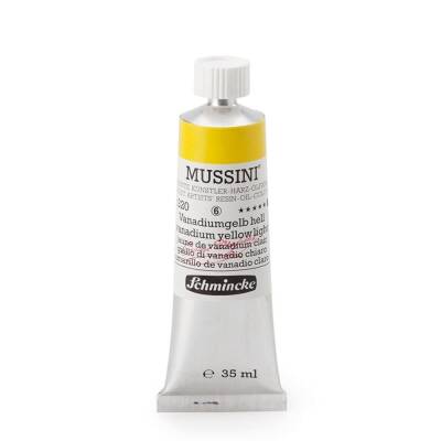 Schmincke Mussini Artist Oil Paint 35 ml Series 6 220 Vanadium Yellow Light