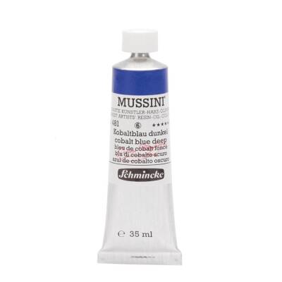 Schmincke Mussini Artist Oil Paint 35 ml Series 6 481 Cobalt Blue Deep