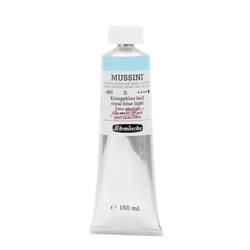 Schmincke Mussini Artist Yağlı Boya 150 ml 485 Royal Blue Light Seri 2  - 1