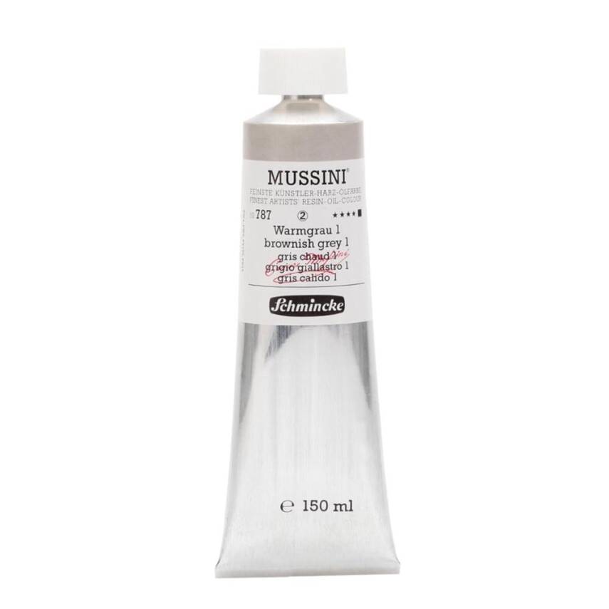 Schmincke Mussini Artist Yağlı Boya 150 ml Seri 2 787 Brownish Grey 1 - 1