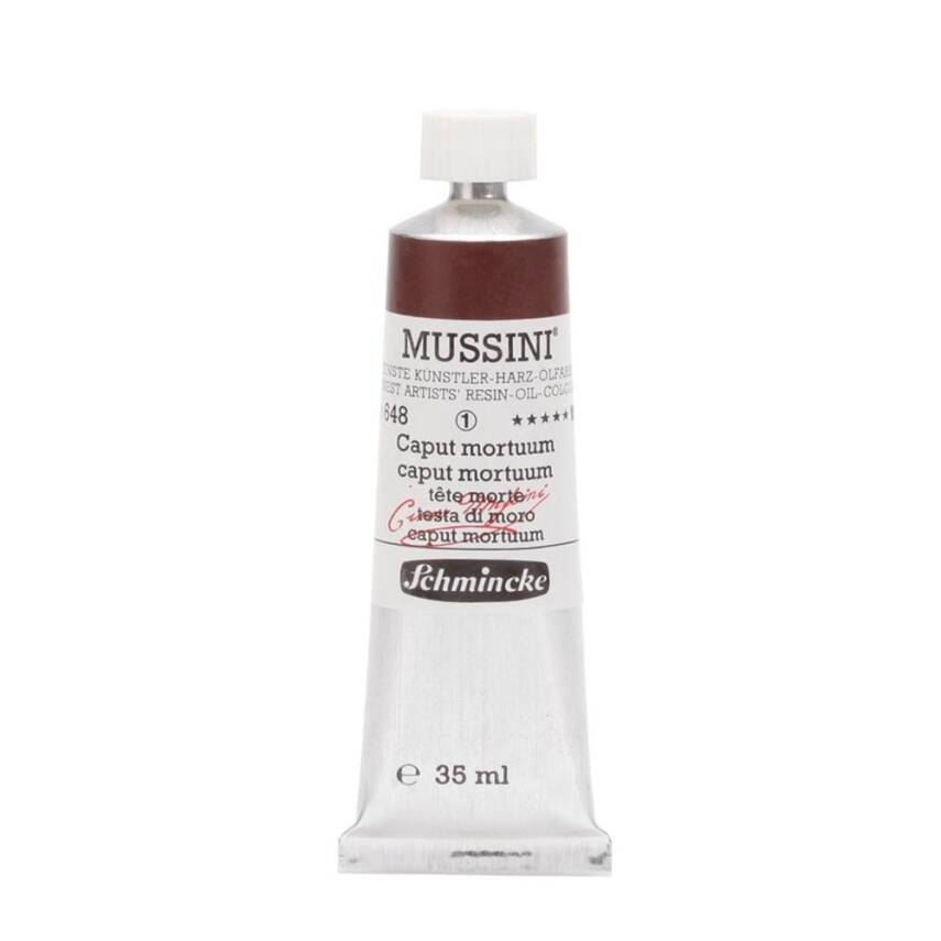 Schmincke Mussini Artist Yağlı Boya 35 ml 648 Caput Mortuum Seri 1  - 1