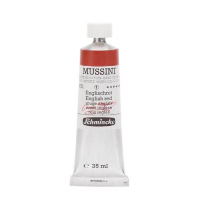 Schmincke Mussini Artist Yağlı Boya 35 ml 651 English Red Seri 1 
