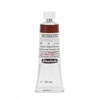Schmincke Mussini Artist Yağlı Boya 35 ml 669 Translucent BroOxide Seri 1  - 1