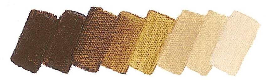 Schmincke Mussini Artist Yağlı Boya 35 ml 670 Raw Umber Light Seri 1  - 2