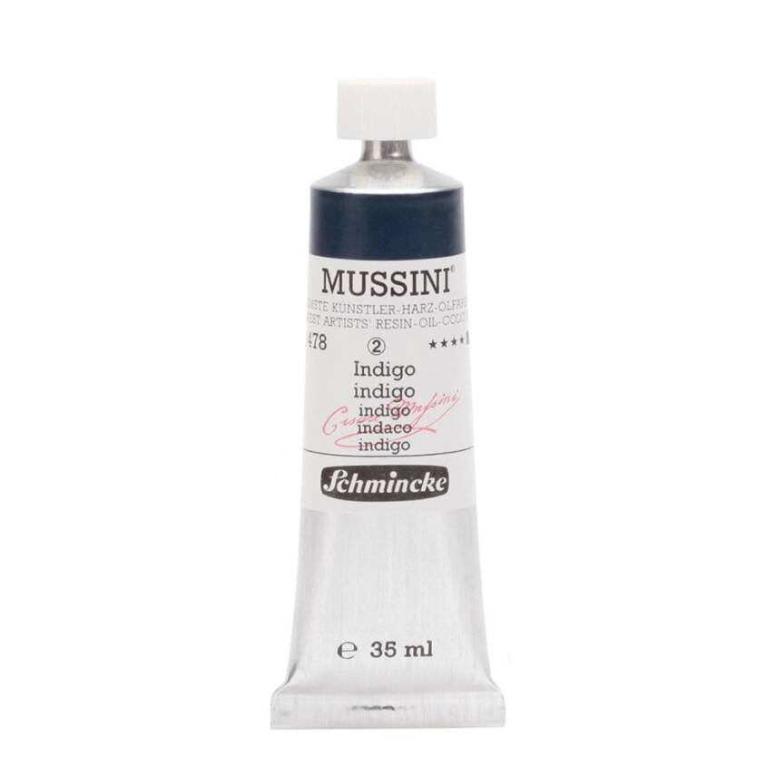 Schmincke Mussini Artist Yağlı Boya 35 ml 478 Indigo Seri 2  - 1