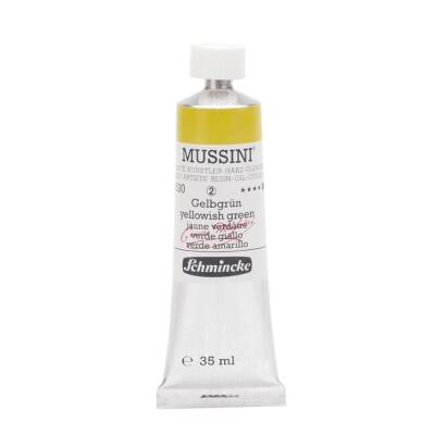 Schmincke Mussini Artist Yağlı Boya 35 ml 530 Yellowish Green Seri 2 