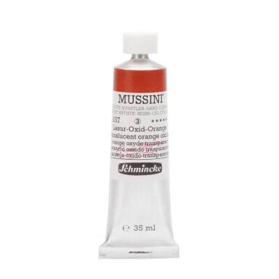 Schmincke Mussini Artist Yağlı Boya 35 ml 237 Translucent Orange Oxide Seri 3 