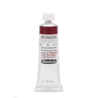 Schmincke Mussini Artist Yağlı Boya 35 ml 353 Florentine Red Seri 3 