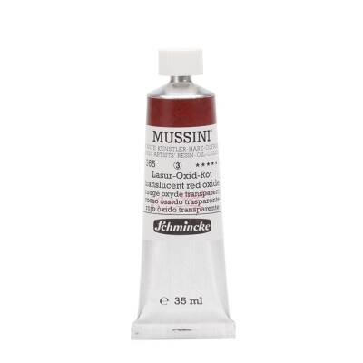 Schmincke Mussini Artist Yağlı Boya 35 ml 365 Translucent Red Oxide Seri 3 