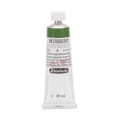 Schmincke Mussini Artist Yağlı Boya 35 ml 510 Chrome Green Hue Light Seri 3 
