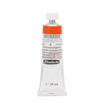Schmincke Mussini Artist Yağlı Boya 35 ml 243 Chrome Orange Hue Seri 4  - 1