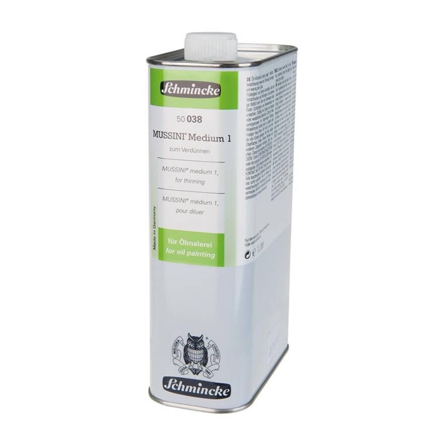Schmincke Mussını Medium 1 Yağlı Boya İnceltici 1000 ml 50038 - 1