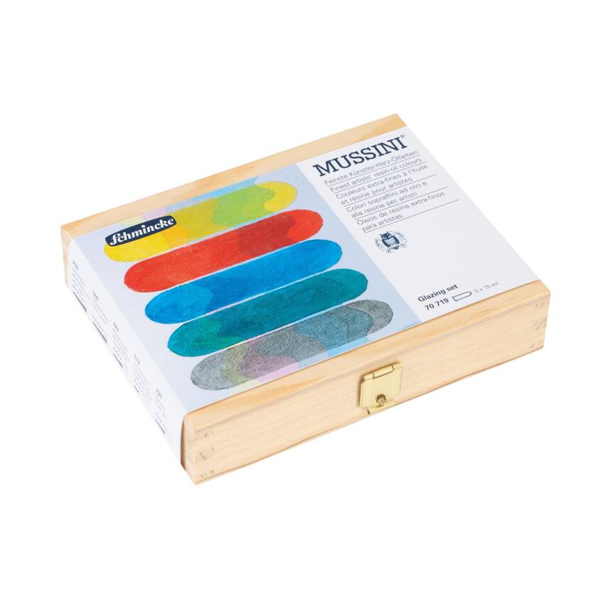 Schmincke Mussini Oil Paint Glazing Set 5 x 15 ml Tube 70719 - 1