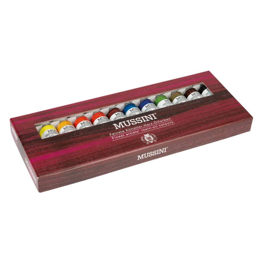 Schmincke Mussini Oil Paint Set 12 x 15 ml Tube 70012 - 1