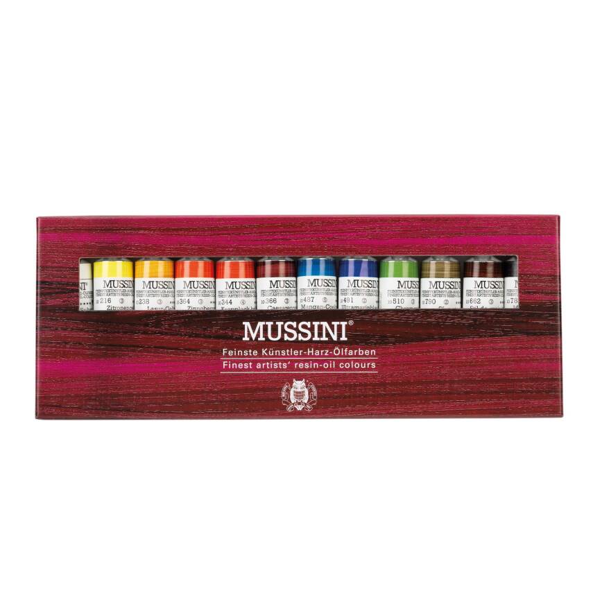 Schmincke Mussini Oil Paint Set 12 x 15 ml Tube 70012 - 2