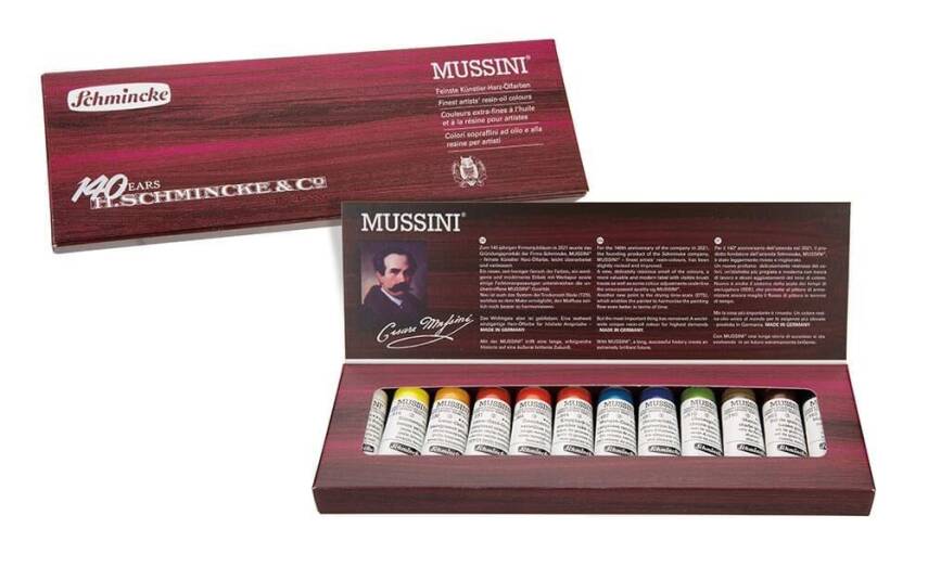 Schmincke Mussini Oil Paint Set Special Series 12 x 15 ml Tube 70717 - 1