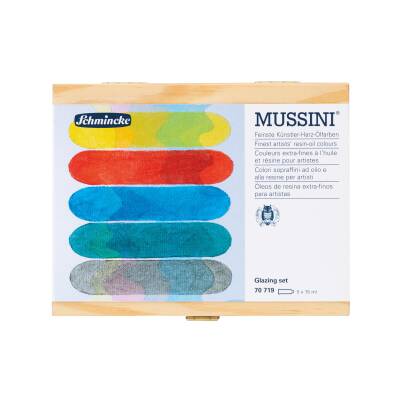 Schmincke Mussini Yağlı Boya Glazing Set 5 x 15 ml Tüp 70719 - 4