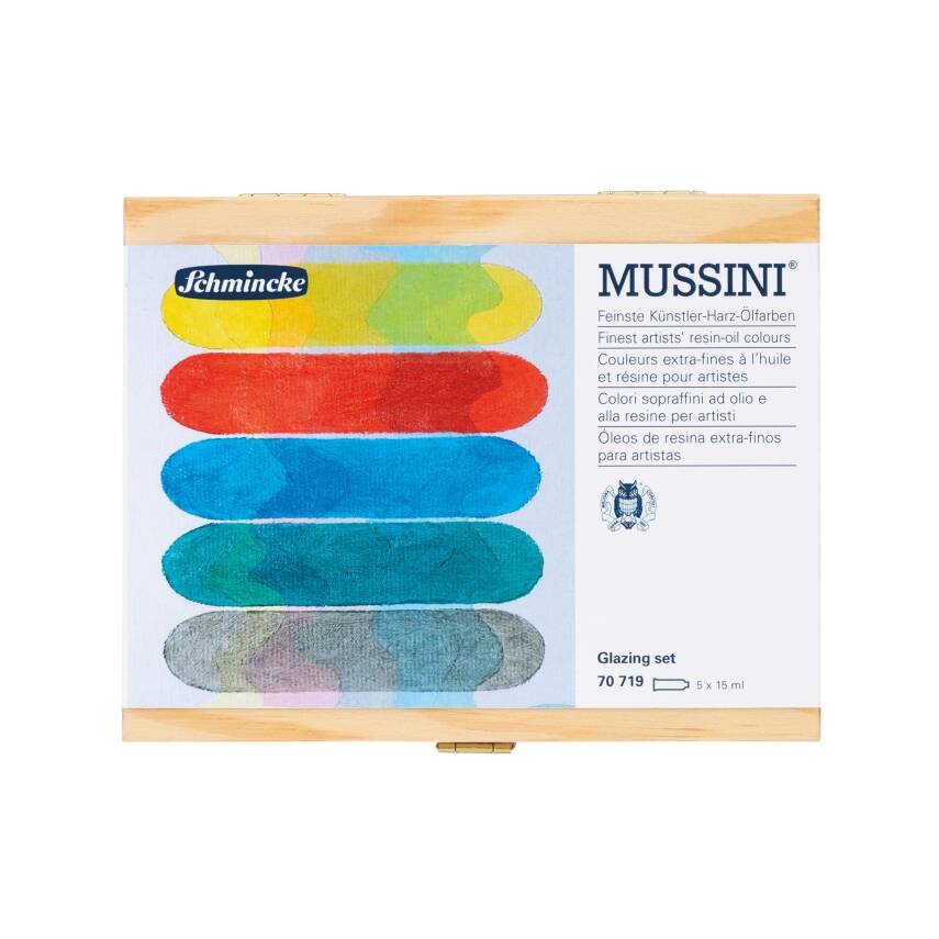 Schmincke Mussini Yağlı Boya Glazing Set 5 x 15 ml Tüp 70719 - 4