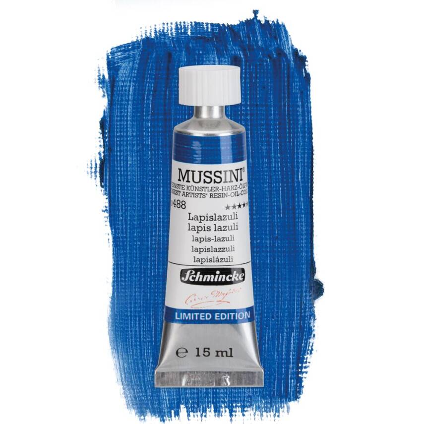 Schmincke Mussini Yağlı Boya Özel Üretim Lapis Lazuli 15 ml - 3