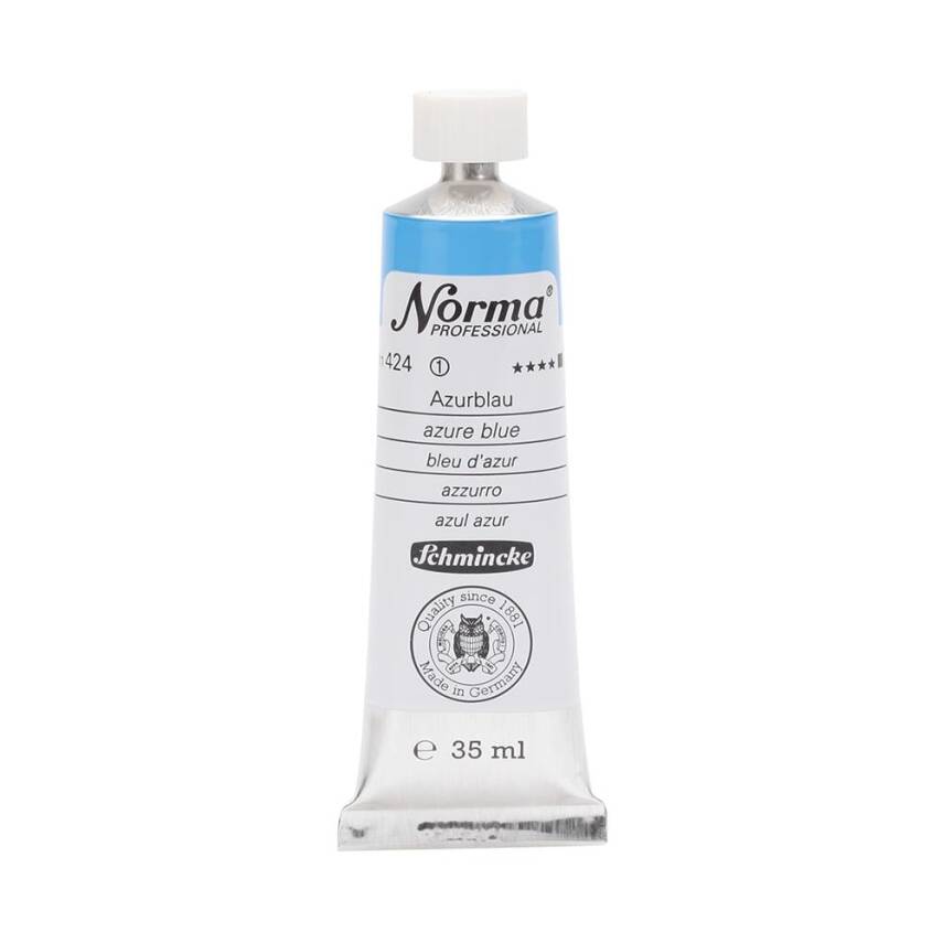 Schmincke Norma Professional Oil Paint Azure Blue 35 ml - 1